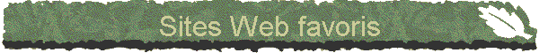 Sites Web favoris